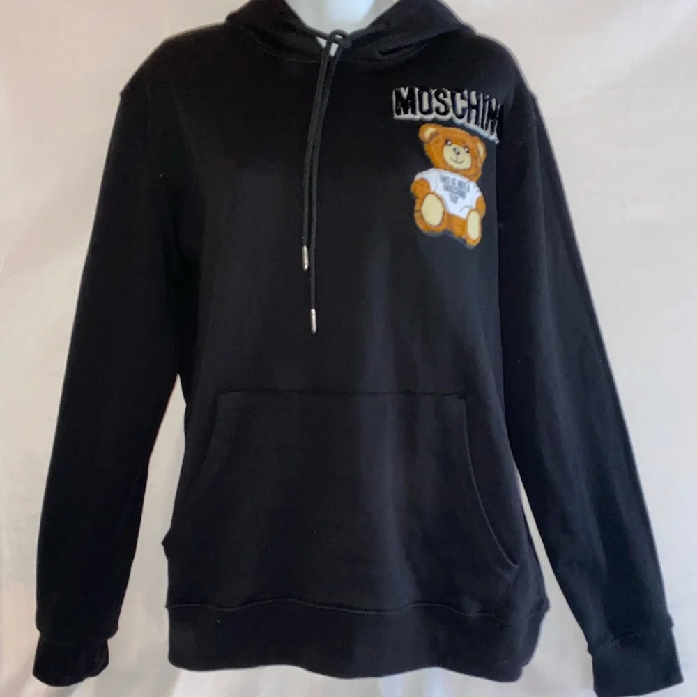 Moschino Black Pullover Hoodie - Picture 4 of 10
